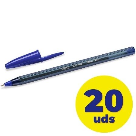 BIC Cristal Exact Ultrafine Azul (Set de 20) BIC Cristal Exact Ultrafine Azul (Set de 20)